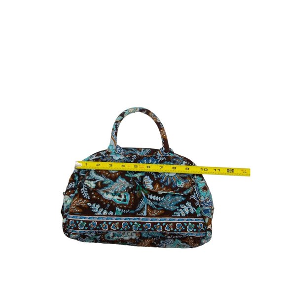 Vera Bradley Java Blue Dome Satchel Hand Bag - Picture 11 of 12